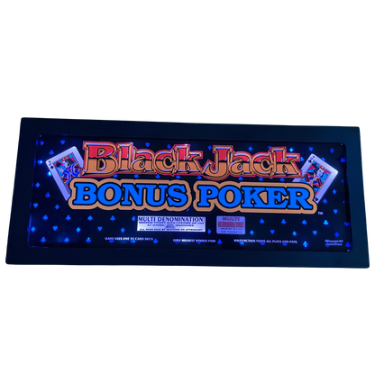 Blackjack Bonus Poker Slot Glass