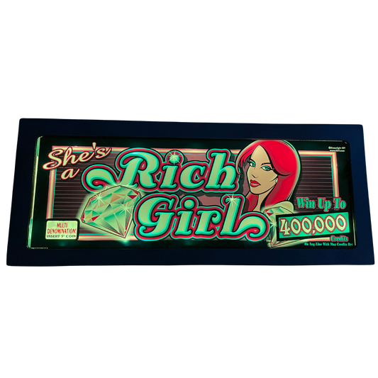 Rich Girl Slot Glass