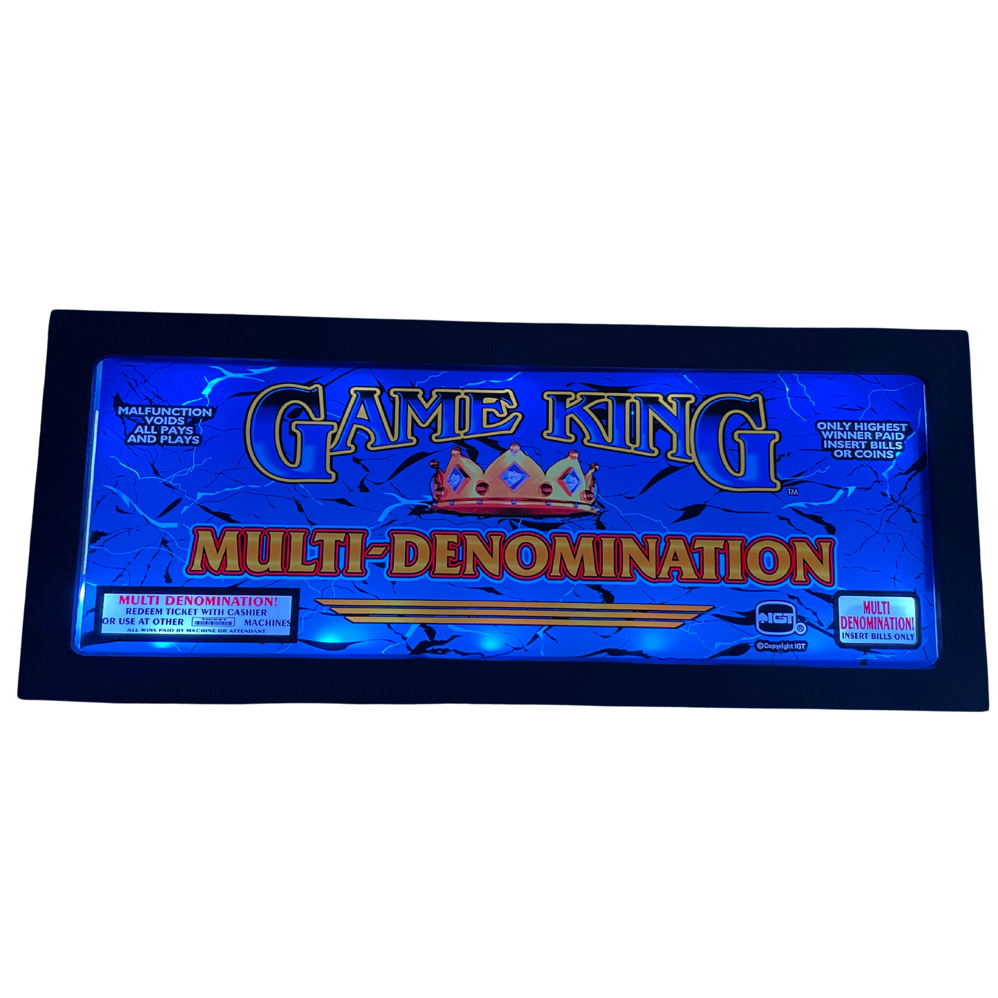 Game King Slot Glass