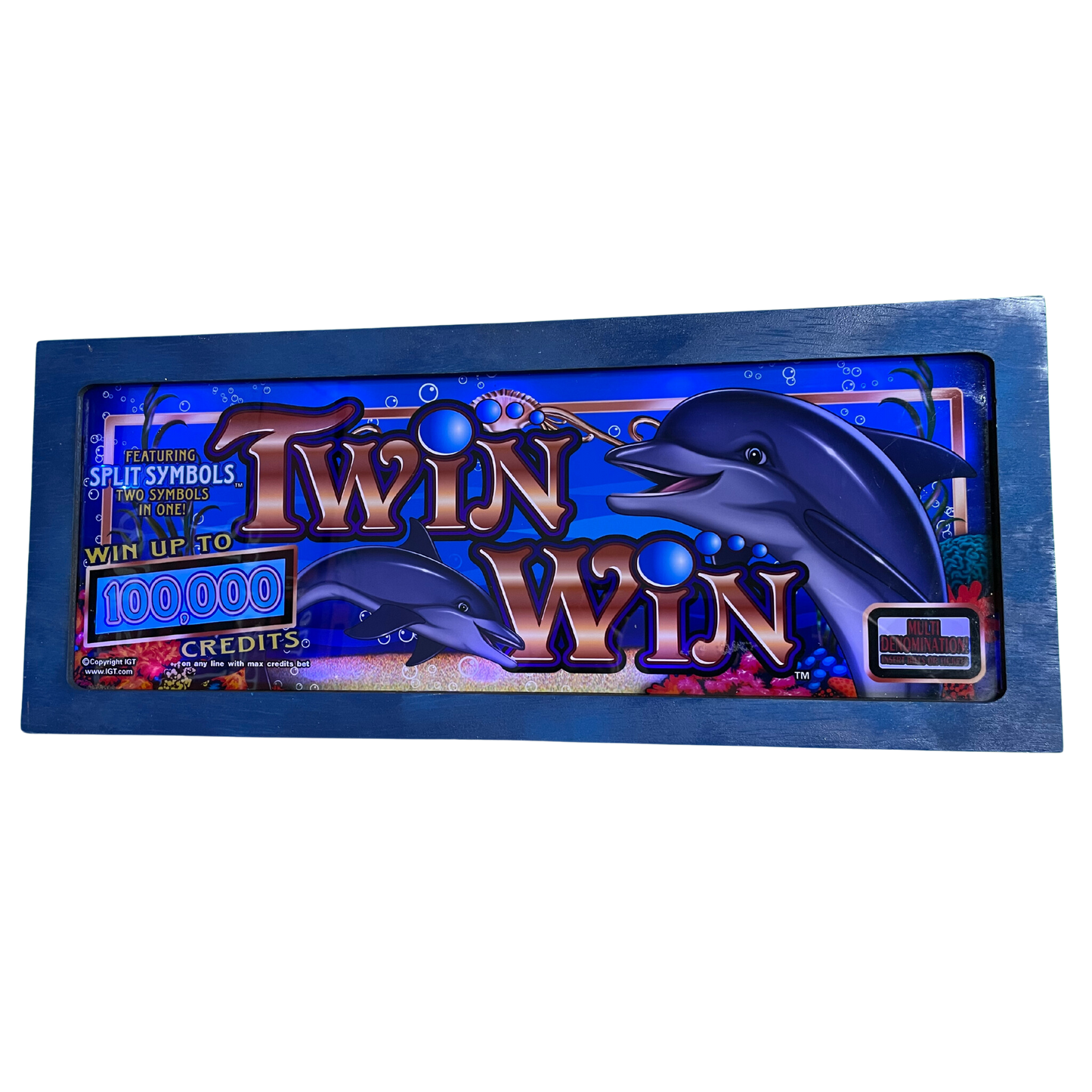 Twin Win Slot Glass