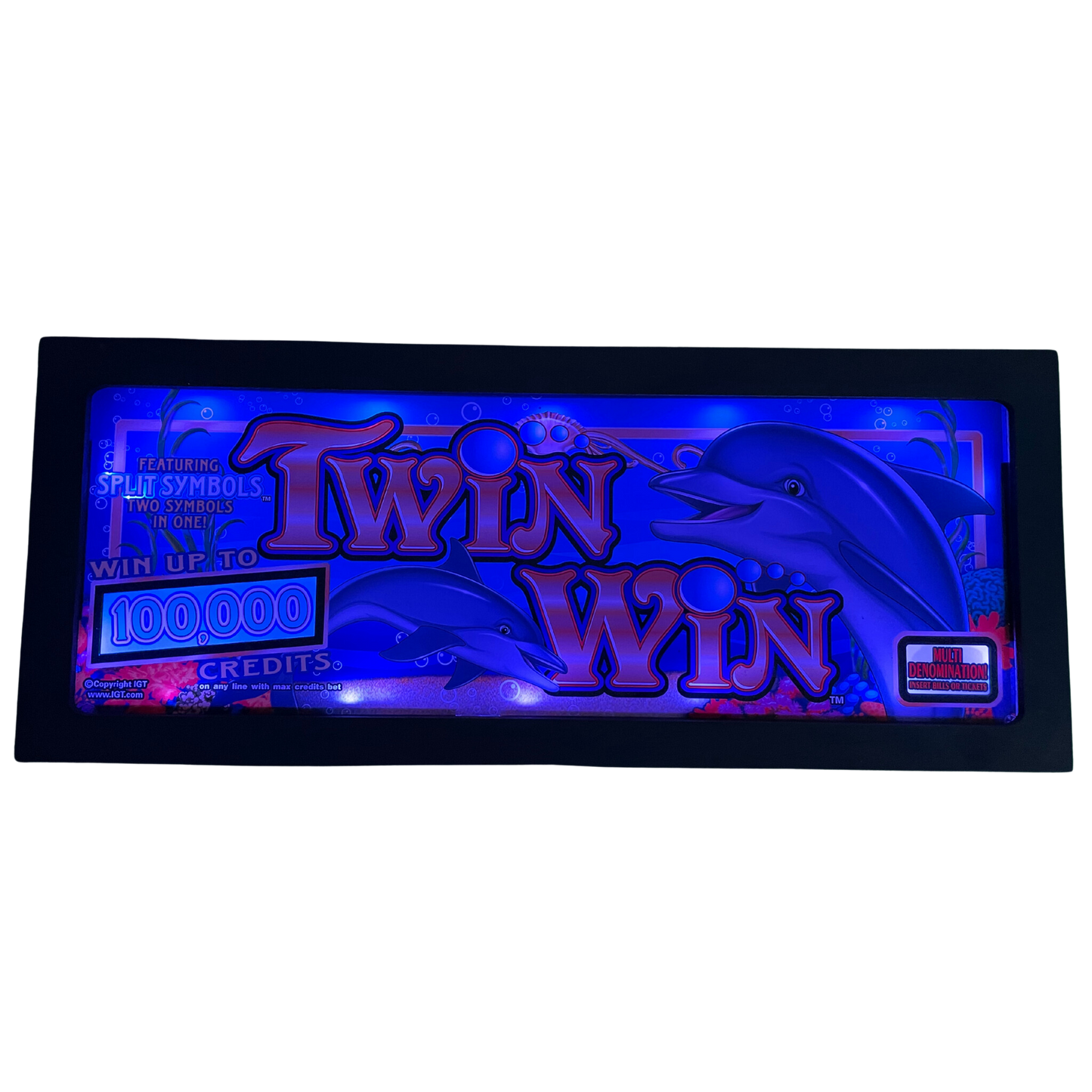 Twin Win Slot Glass