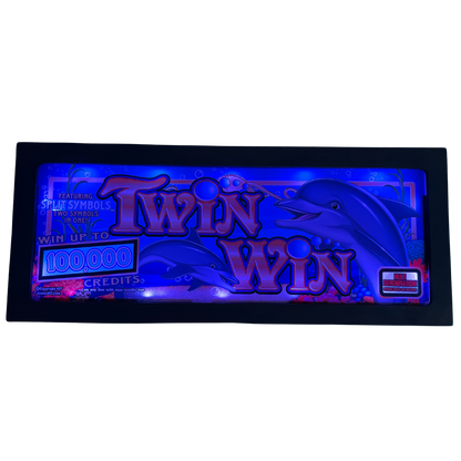 Twin Win Slot Glass