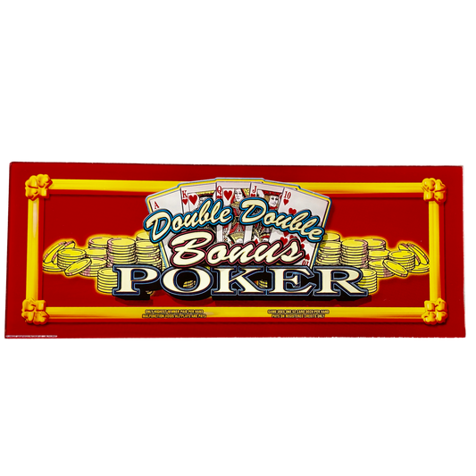 Double Double Bonus Poker Slot Glass