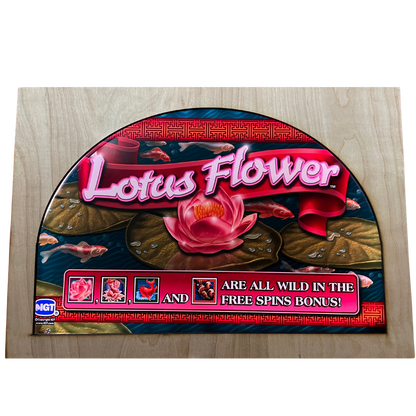 Lotus Flower Slot Glass