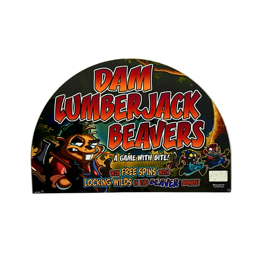 Dam Lumberjack Beavers Slot Glass