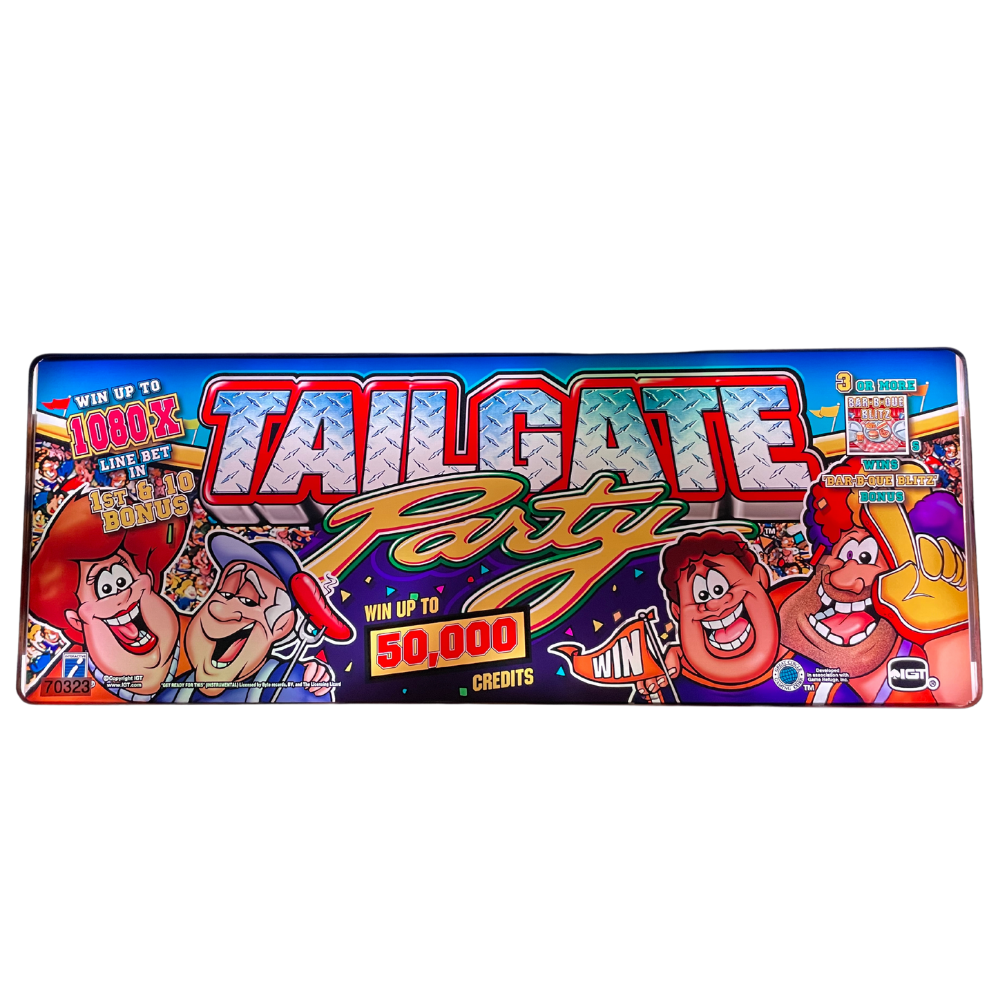 Tailgate Party Slot Glass