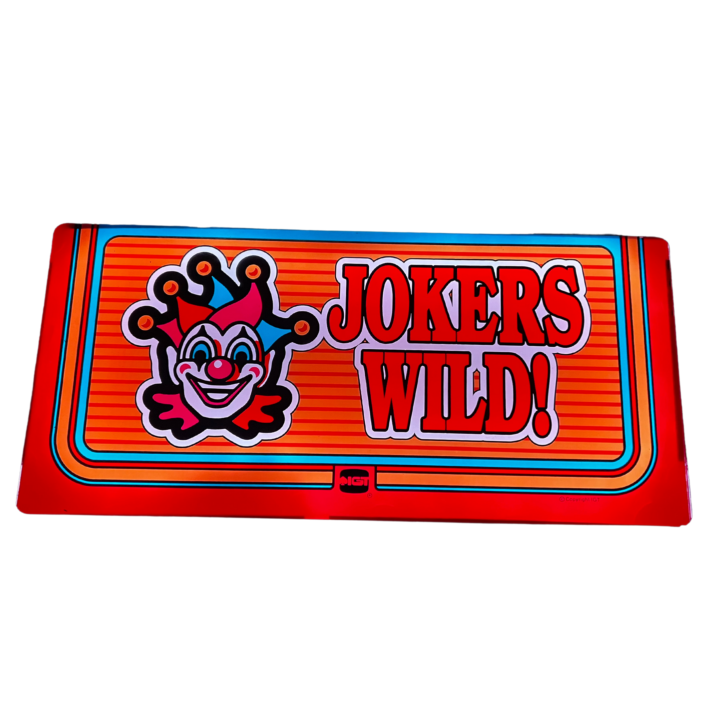 Jokers Wild! Slot Glass