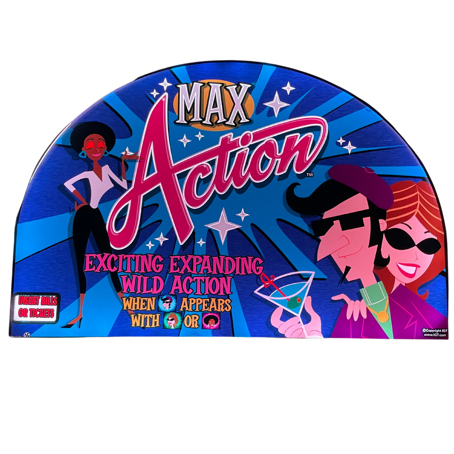 Max Action Slot Glass