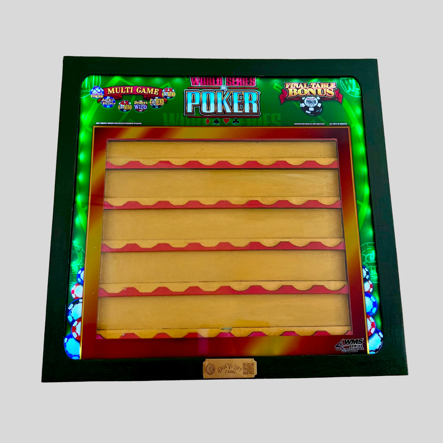 World Series Of Poker Jumbo Slot Glass