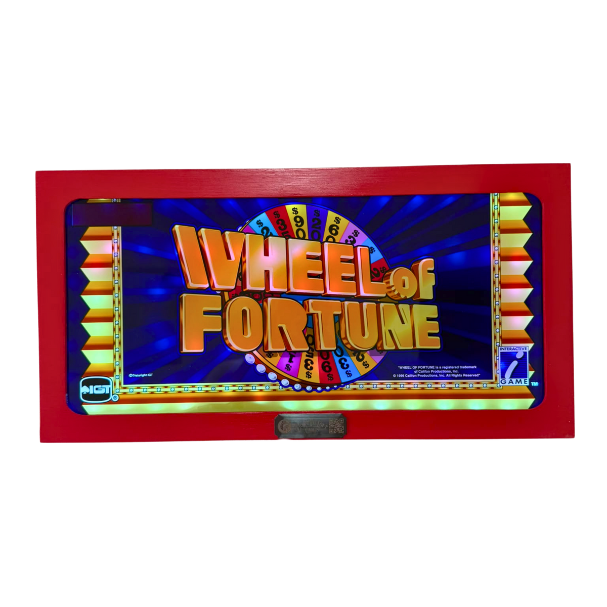 Wheel Of Fortune Slot Glass