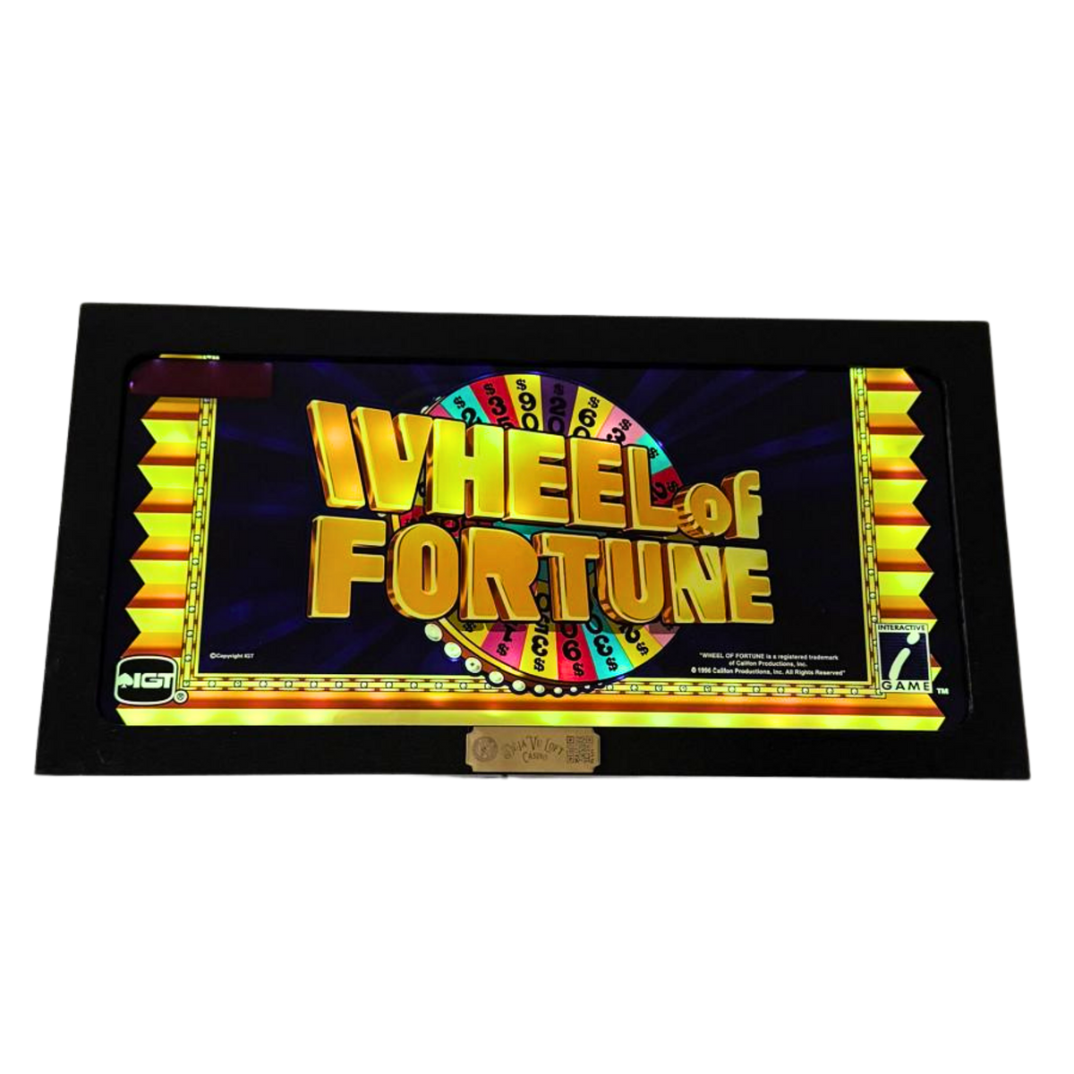 Wheel Of Fortune Slot Glass