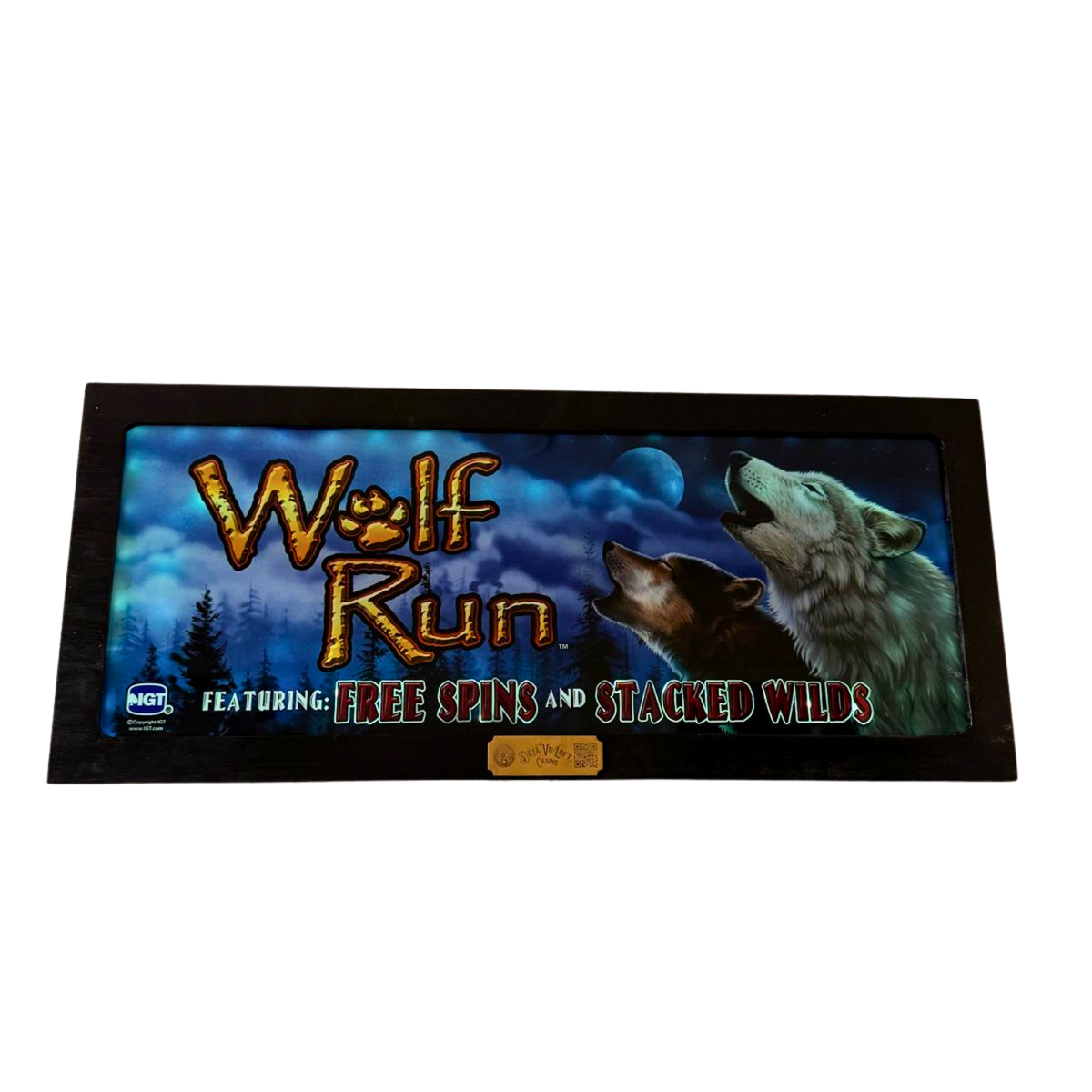 Wolf Run Slot Glass