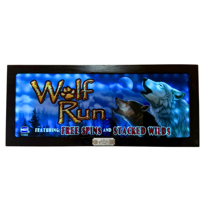 Wolf Run Slot Glass