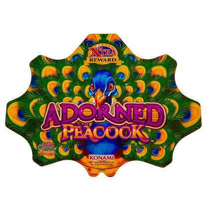 Adorned Peacock Slot Retro Acrylic