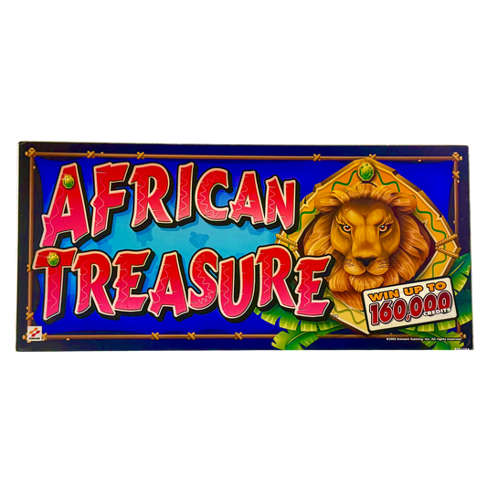 African Treasure Slot Glass