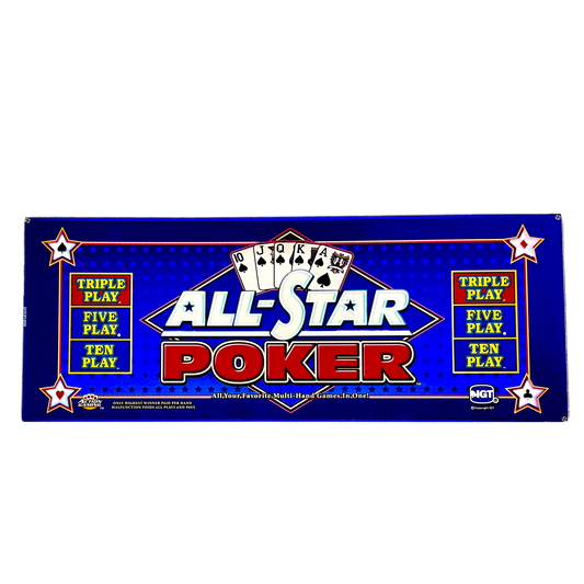 All-Star Poker Slot Glass