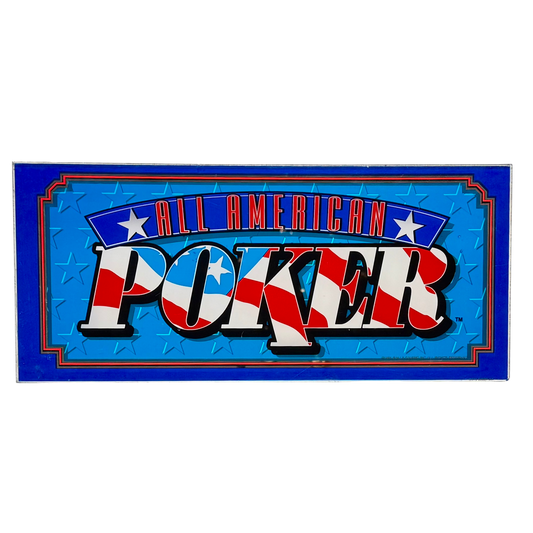 All American Poker Slot Glass