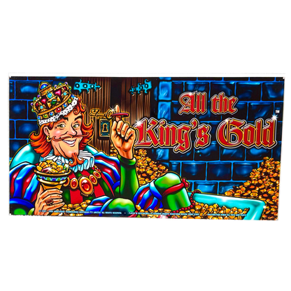 All The King's Gold Slot Retro Acrylic