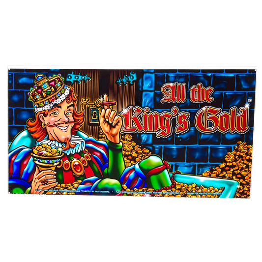 All The King's Gold Slot Retro Acrylic