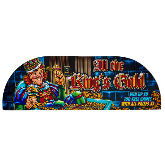 All The King's Gold Slot Retro Acrylic