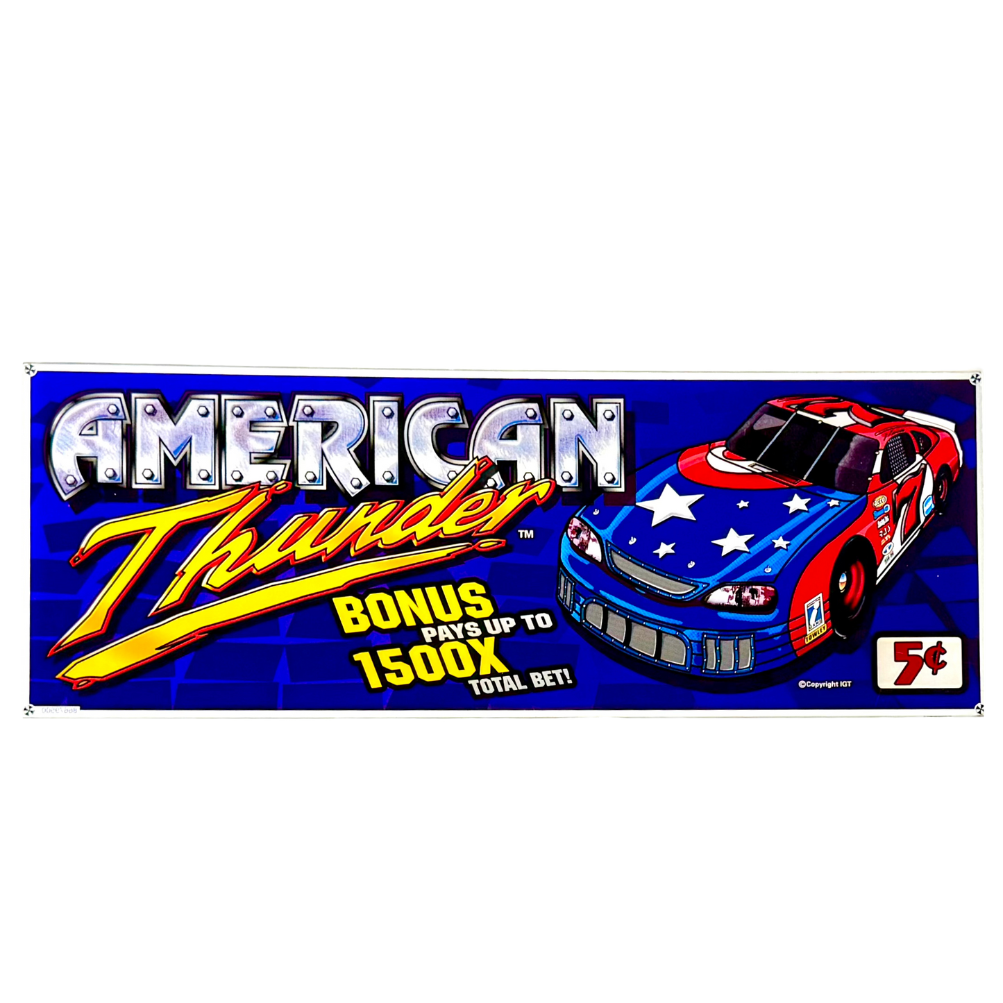 American Thunder Slot Glass