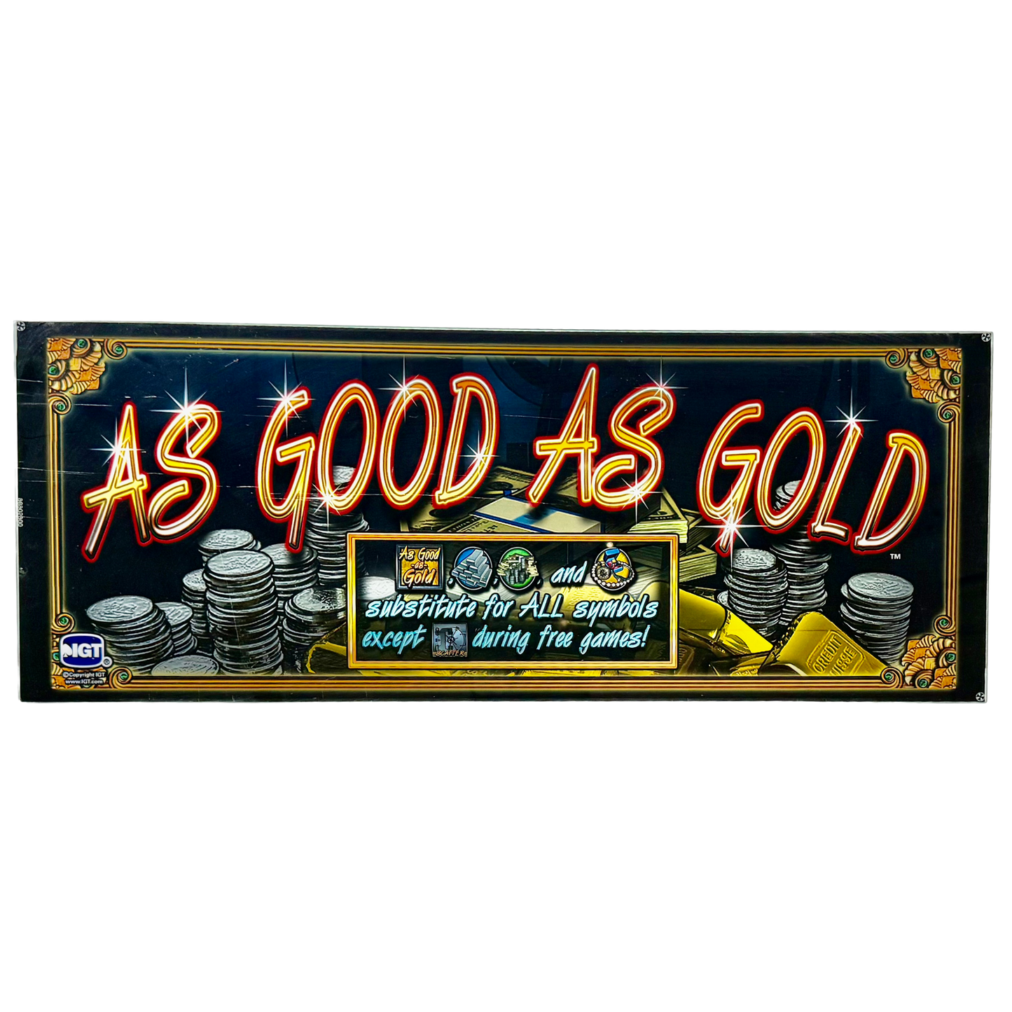 As Good As Gold Slot Glass