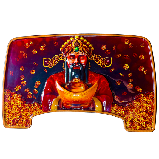 God Of Wealth 3D Slot Retro Acrylic