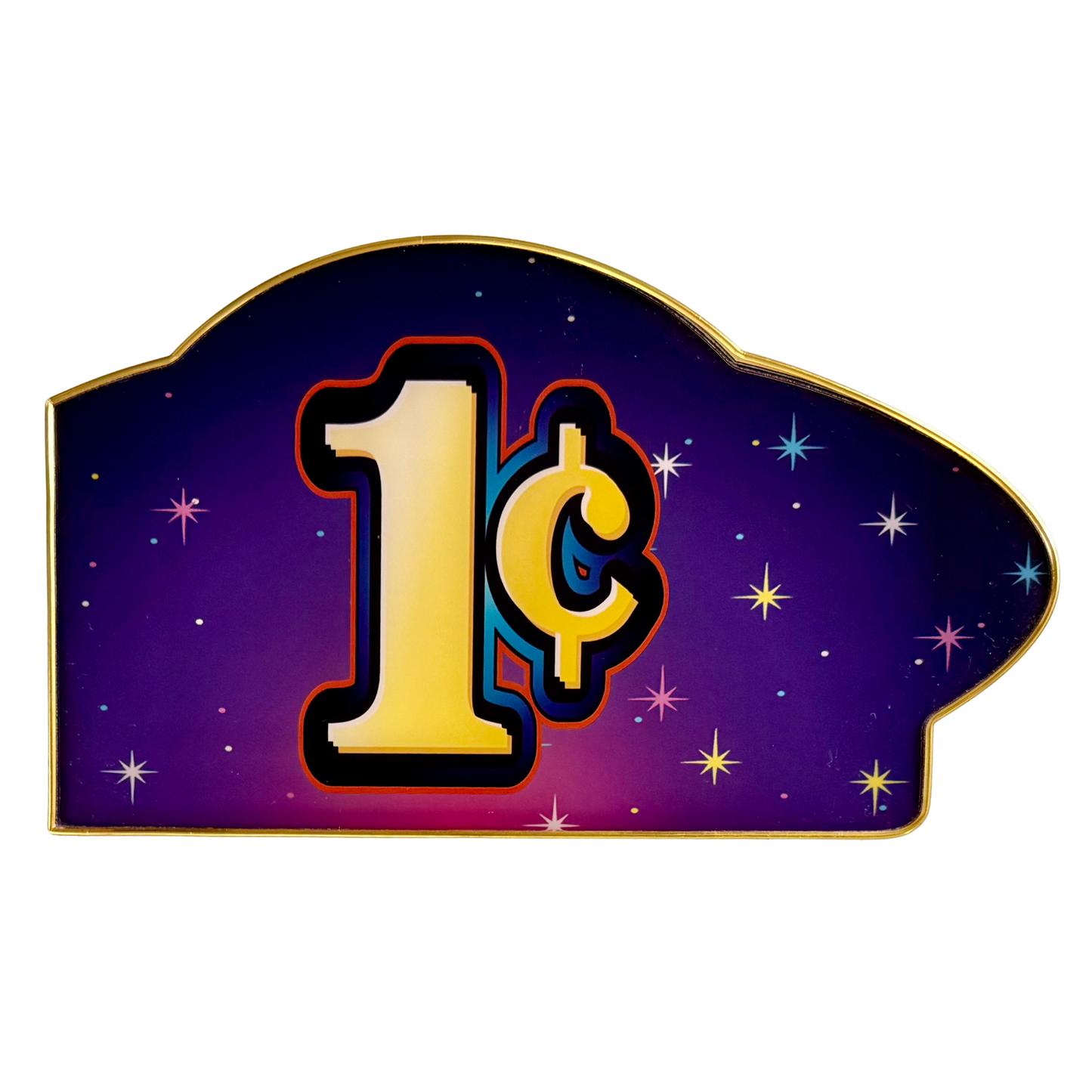 1¢ Cloud Stars Slot Retro Acrylic