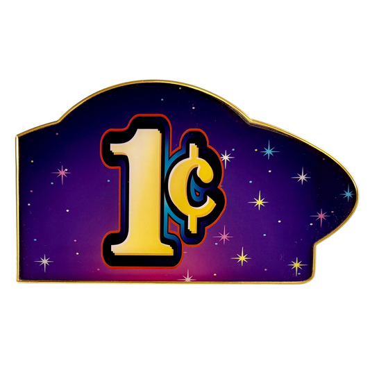 1¢ Cloud Stars Slot Retro Acrylic