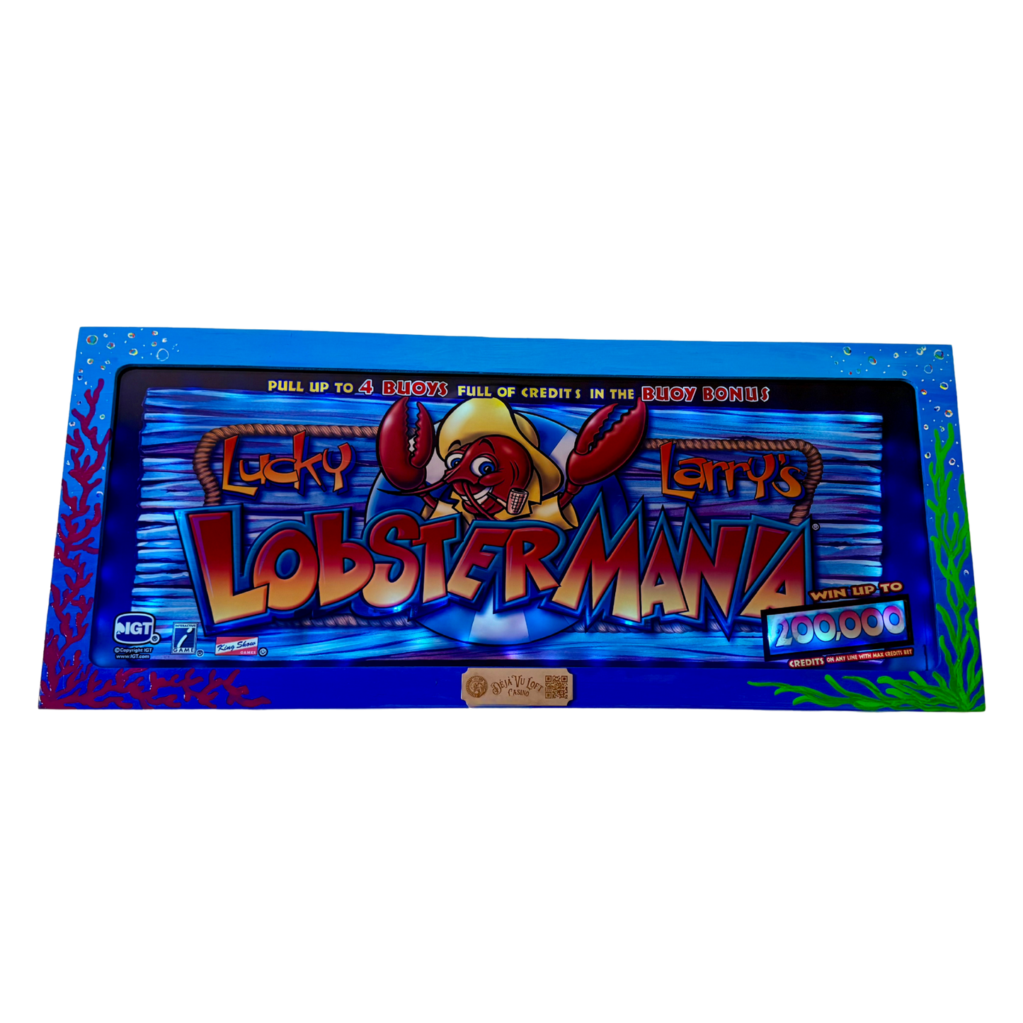 Lucky Larry's Lobstermania Slot Glass