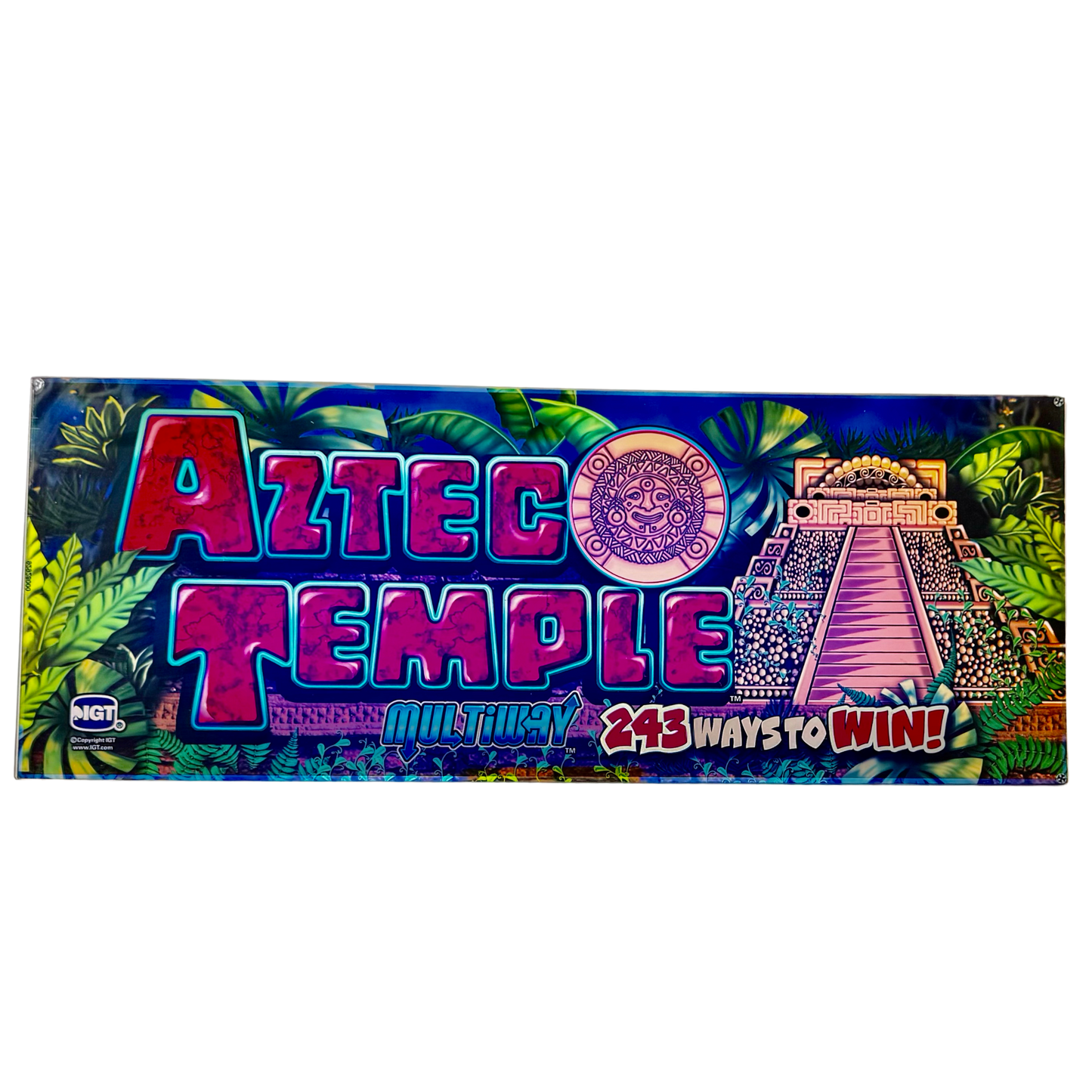 Aztec Temple Slot Glass