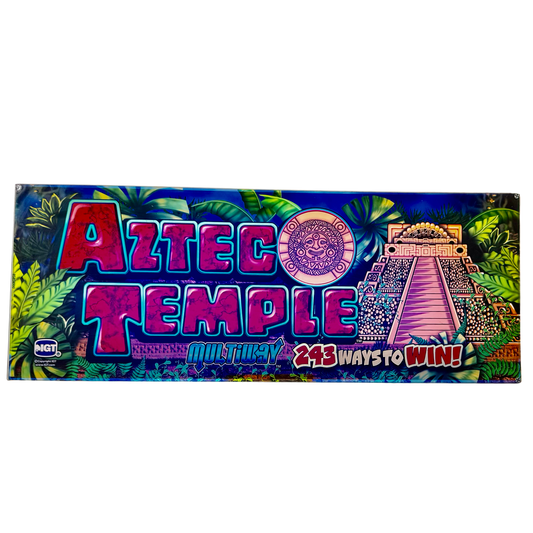 Aztec Temple Slot Glass