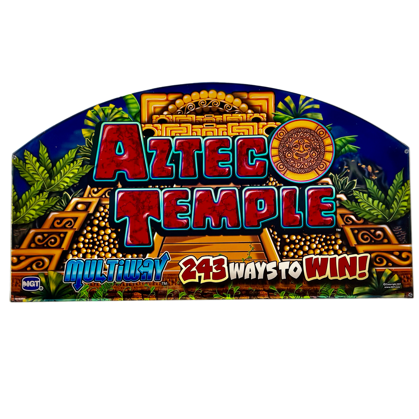 Aztec Temple Slot Glass