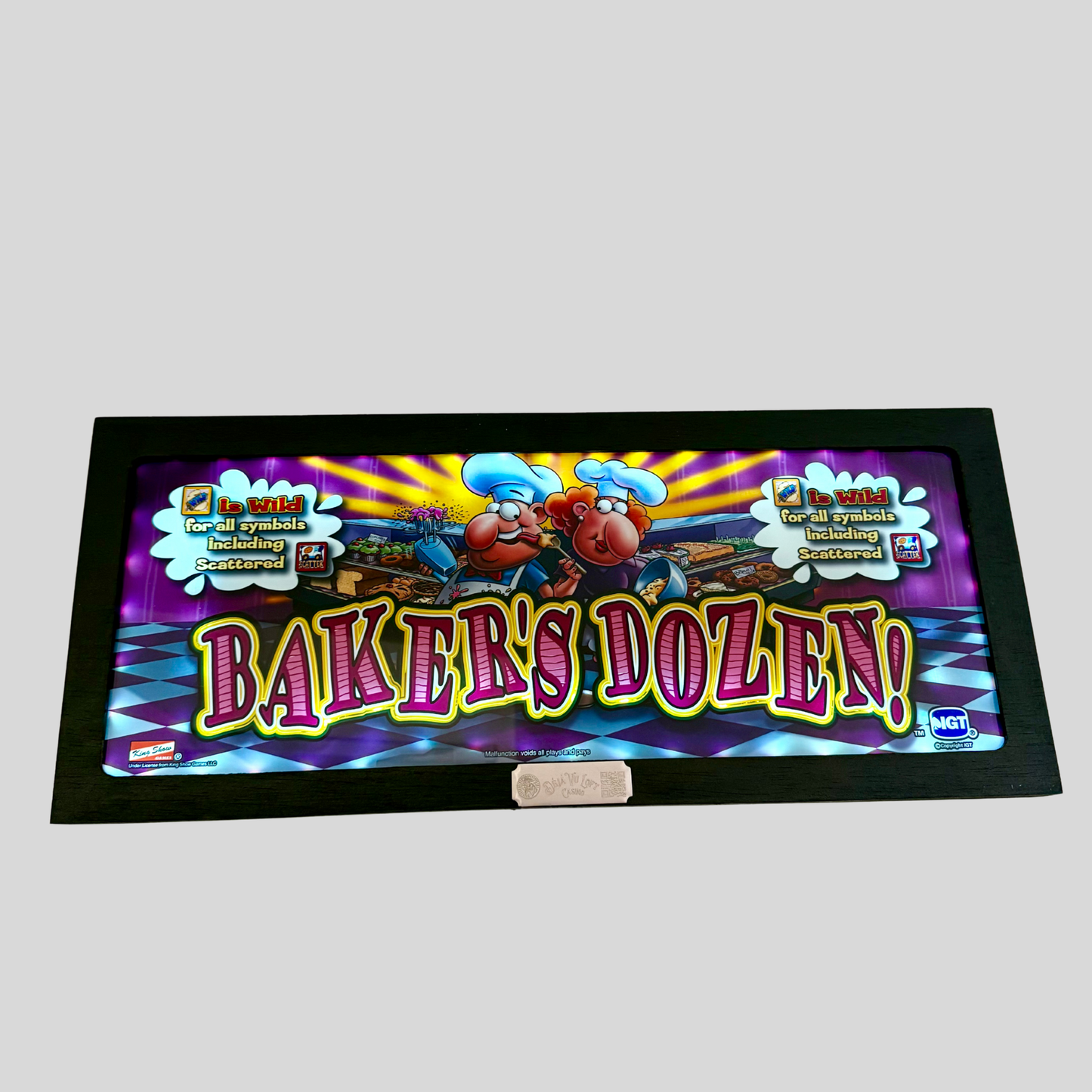 Baker's Dozen Slot Glass