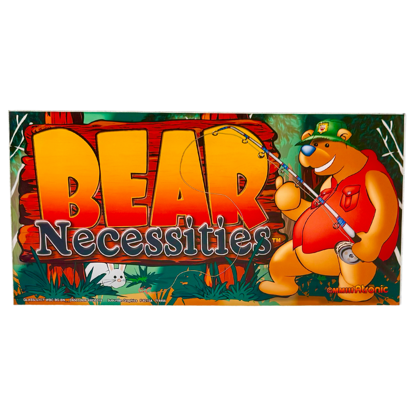 Bear Necessities Slot Glass