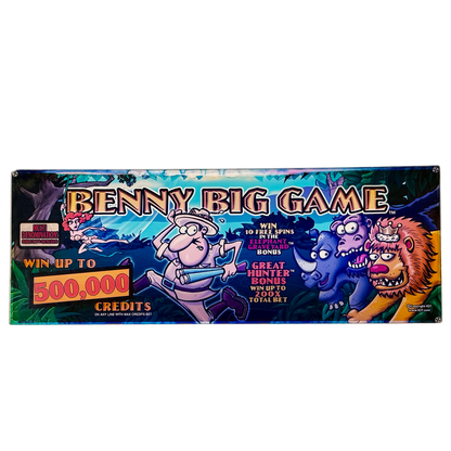 Benny Big Game Slot Glass