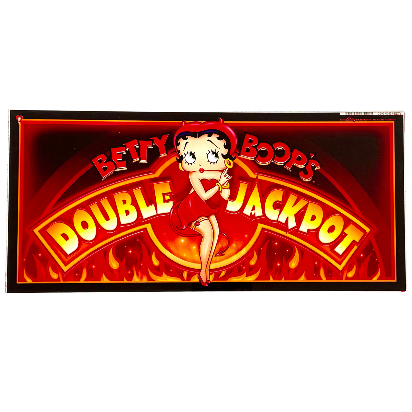 Betty Boop's Double Jackpot Slot Glass