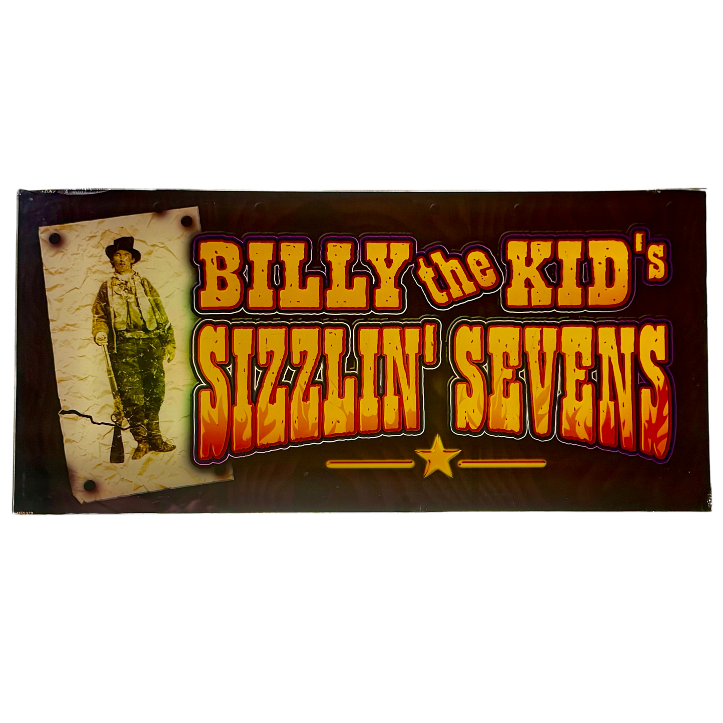 Billy The Kid's Sizzlin' Sevens Slot Glass