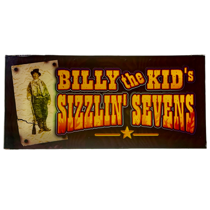 Billy The Kid's Sizzlin' Sevens Slot Glass