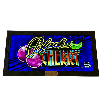 Black Cherry Slot Glass