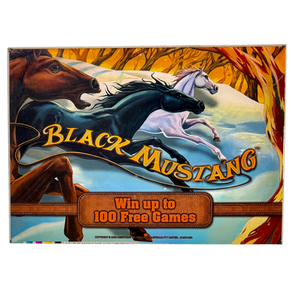 Black Mustang Slot Retro Acrylic