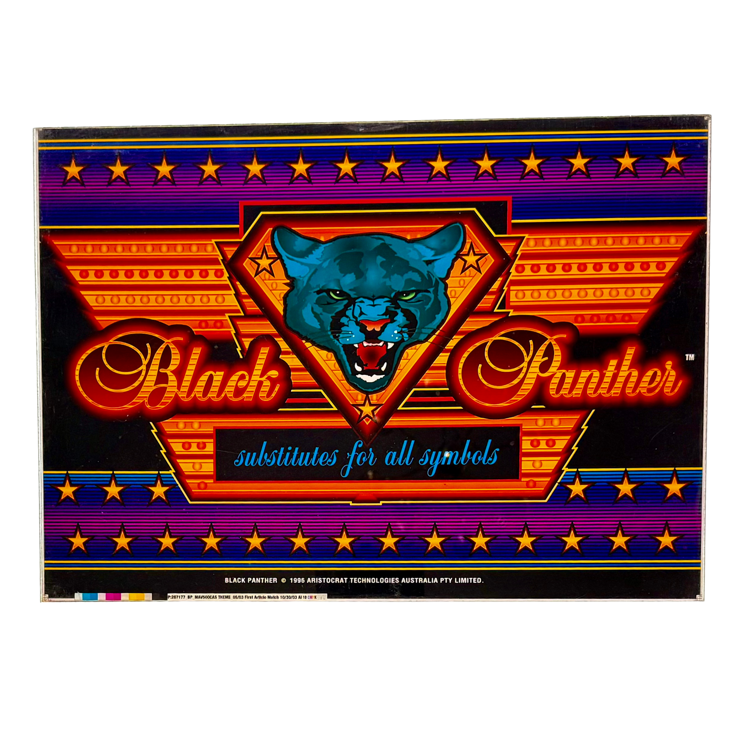 Black Panther Slot Retro Acrylic
