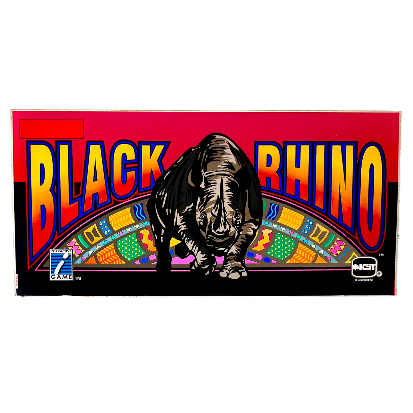 Black Rhino Slot Glass