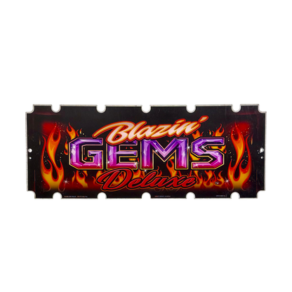 Blazin' Gems Deluxe Gems Slot Retro Acrylic