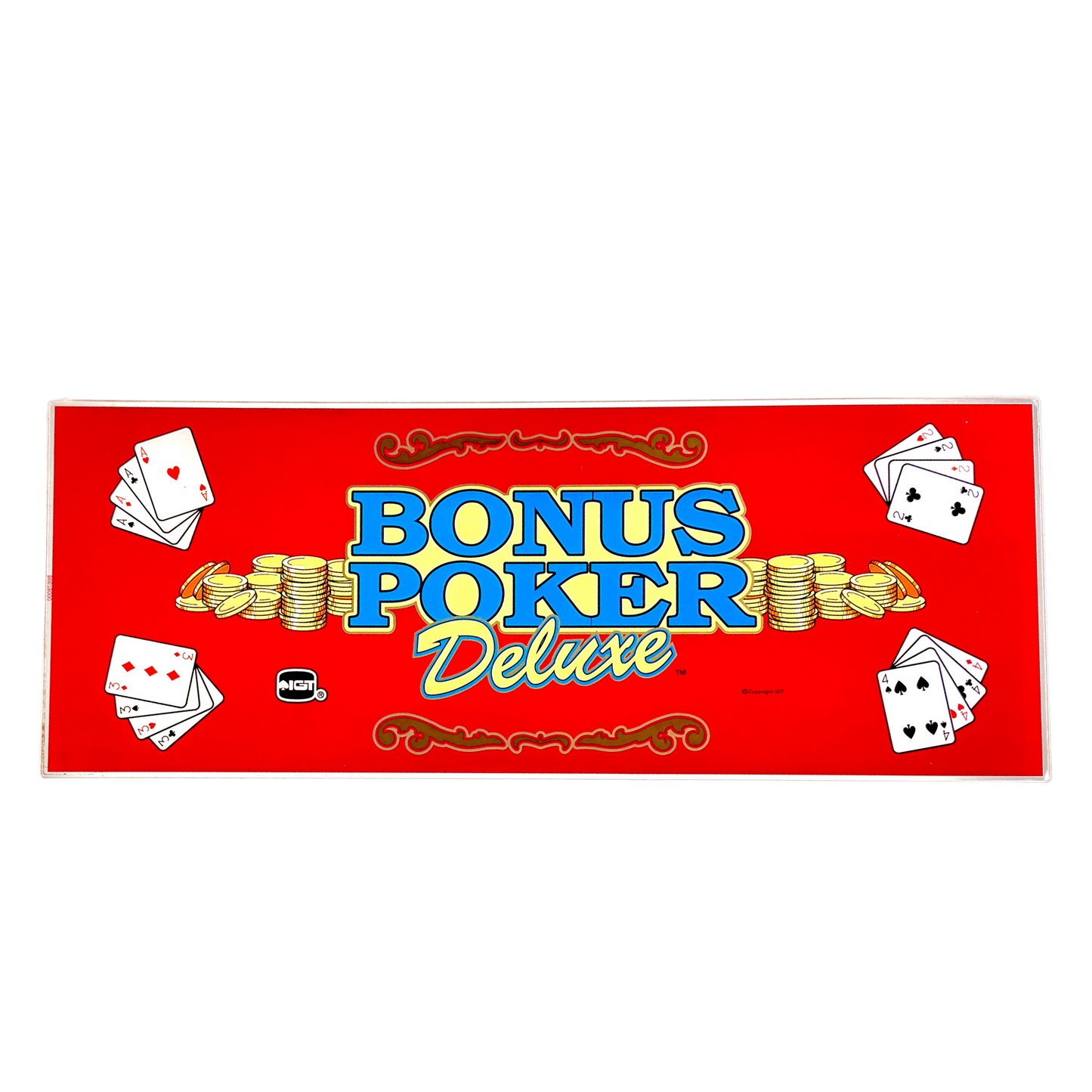 Bonus Poker Deluxe Slot Glass