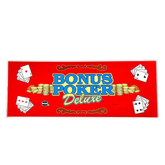 Bonus Poker Deluxe Slot Glass