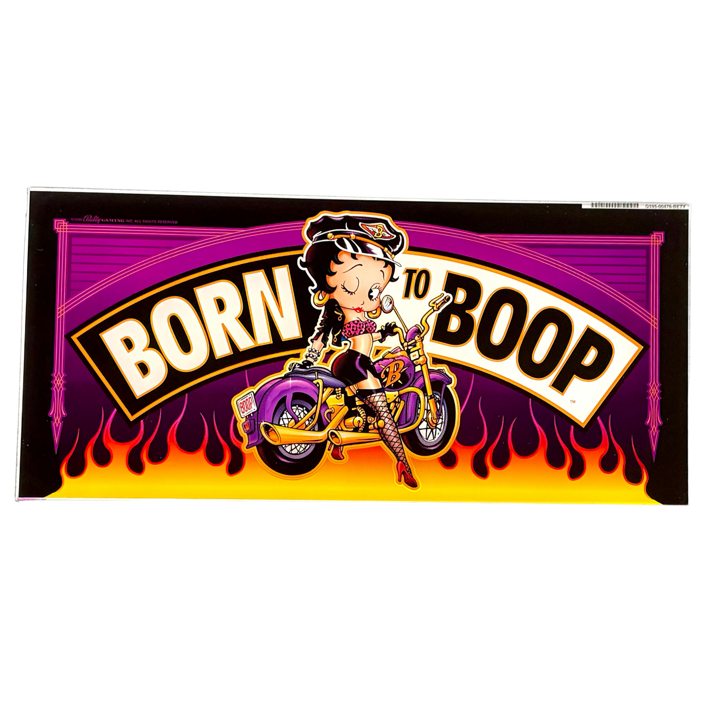 Betty Boop Born To Boop Slot Glass