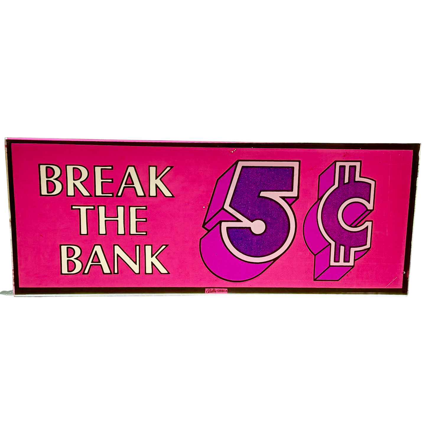Break The Bank Retro Slot Glass