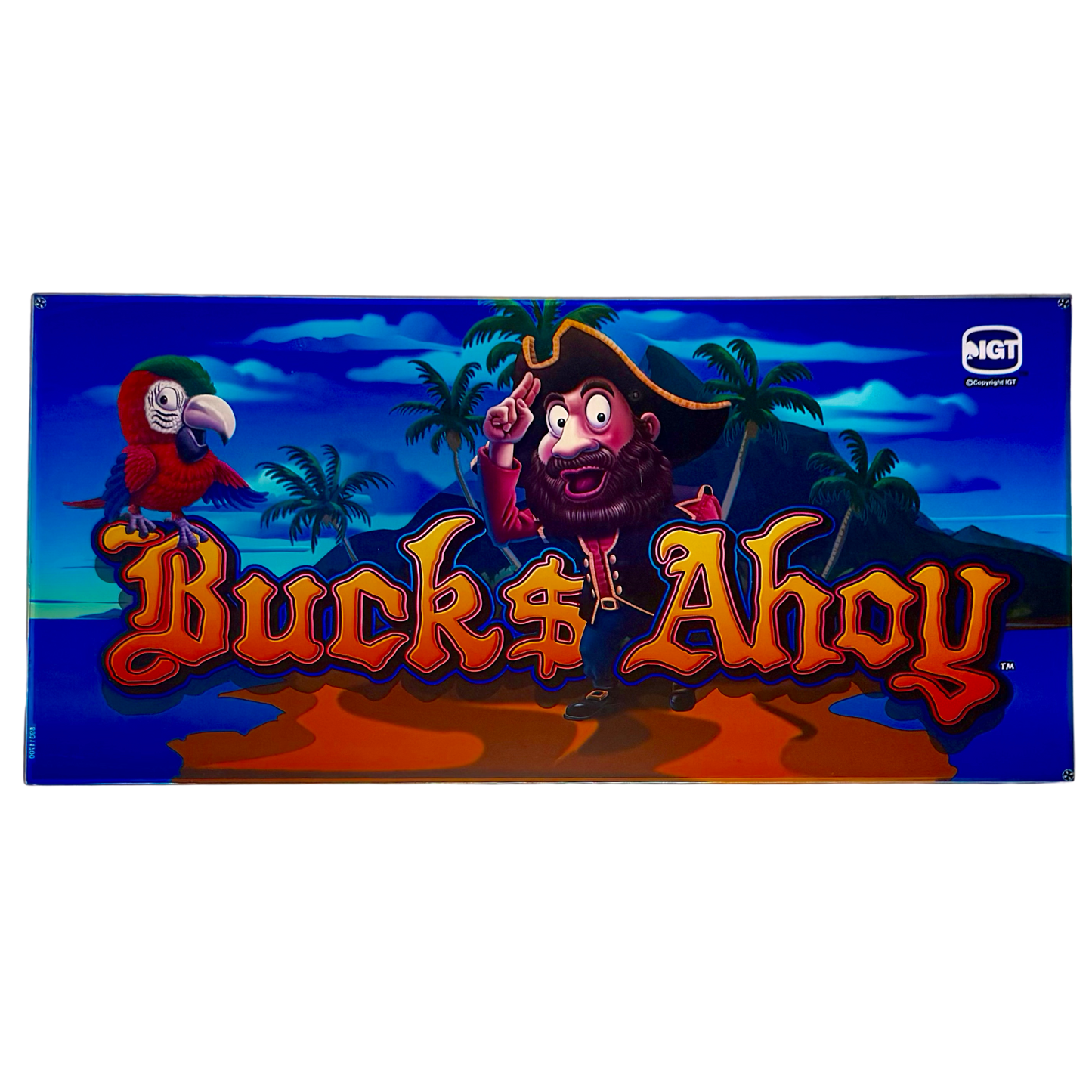 Bucks Ahoy Slot Glass