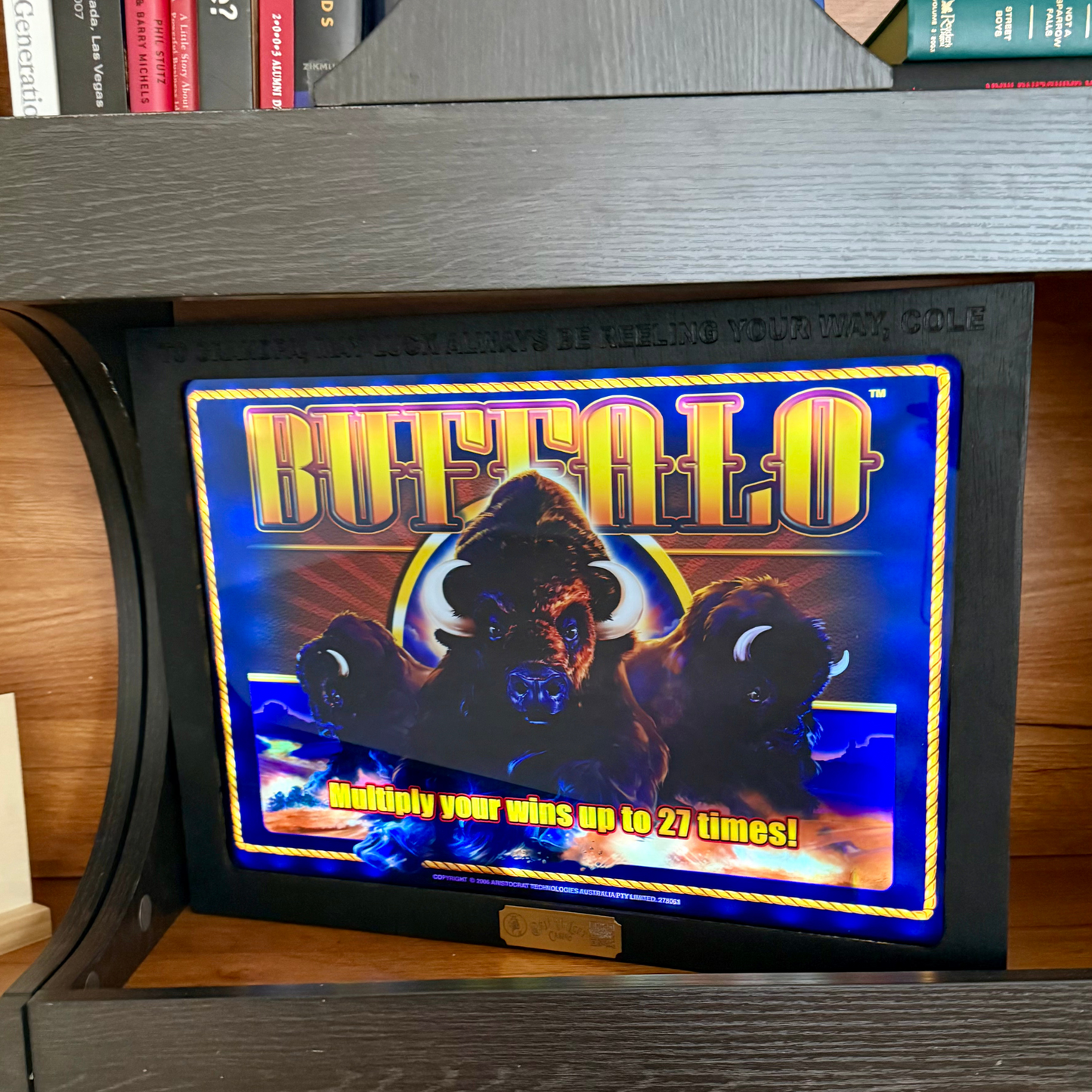 Buffalo Slot Retro Acrylic